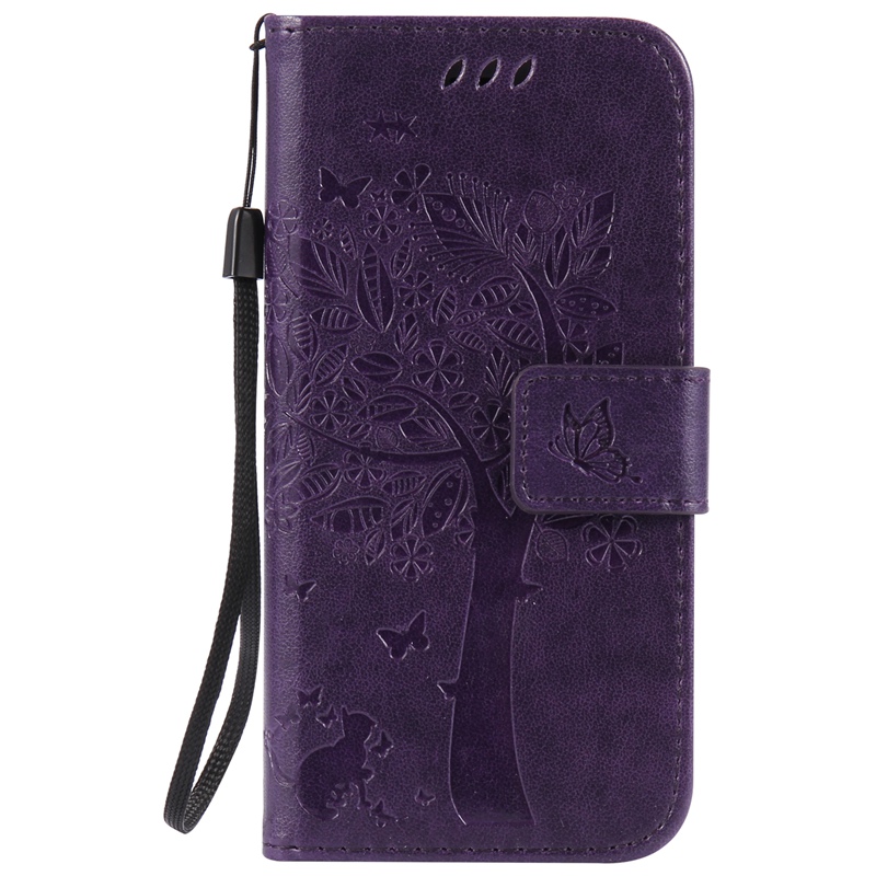 iPhone 7 Case,Premium PU Leather Flip Wallet Case Cover