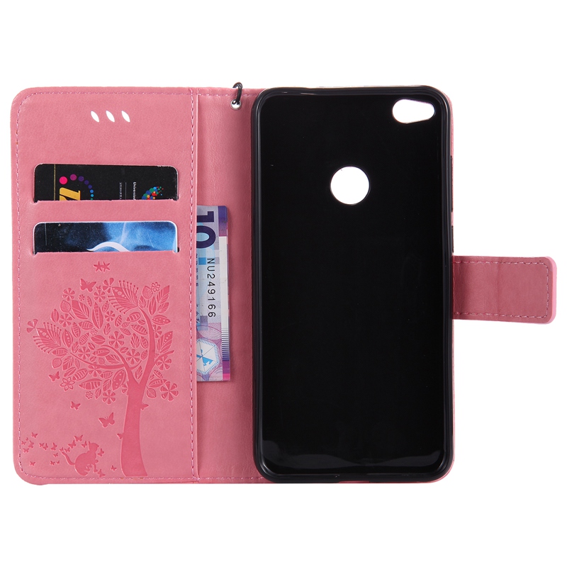 Huawei P8 lite (2017) Case,Premium PU Leather Flip Wallet Case Cover