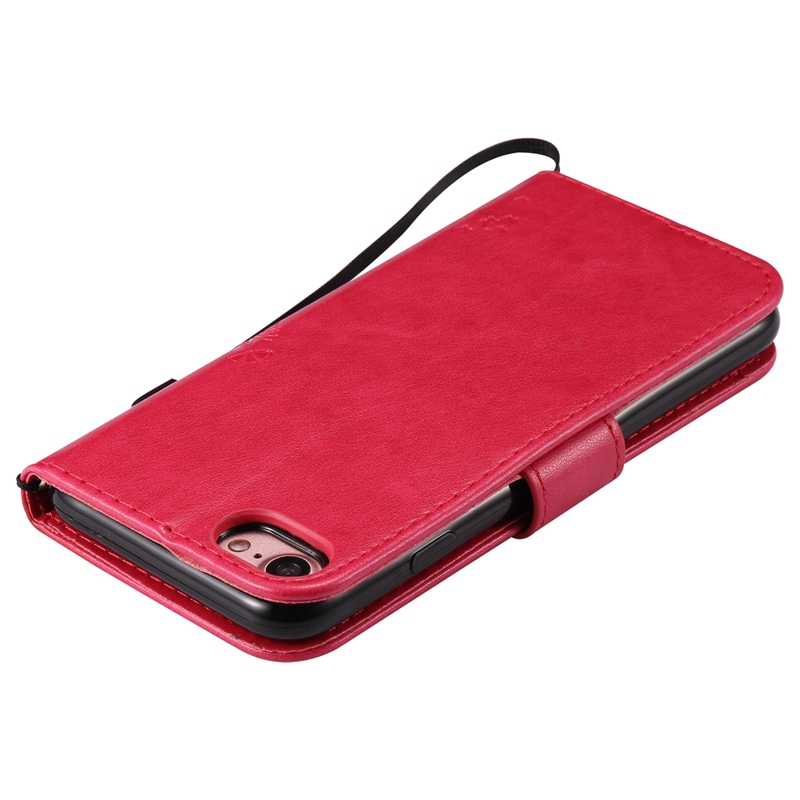 iPhone 7 Case,Premium PU Leather Flip Wallet Case Cover