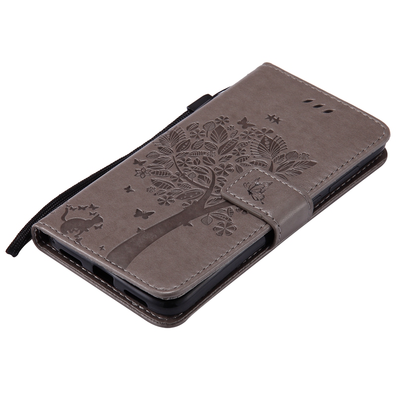 Huawei P8 lite (2017) Case,Premium PU Leather Flip Wallet Case Cover