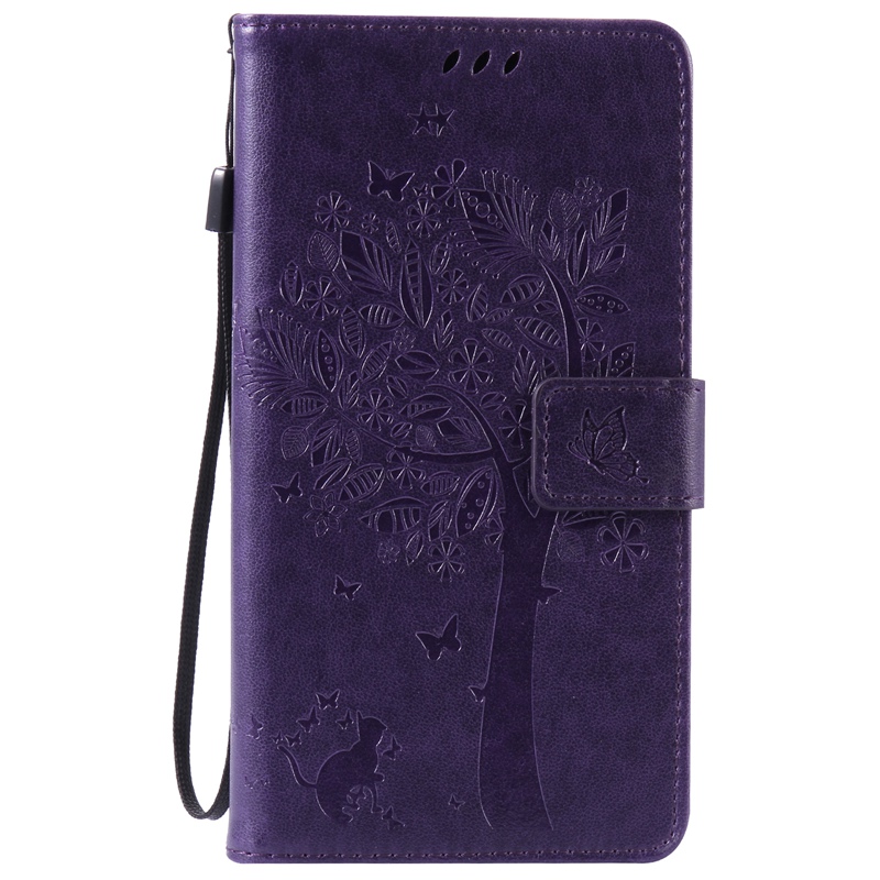 Huawei Honor 4X Case,Premium PU Leather Flip Wallet Case Cover