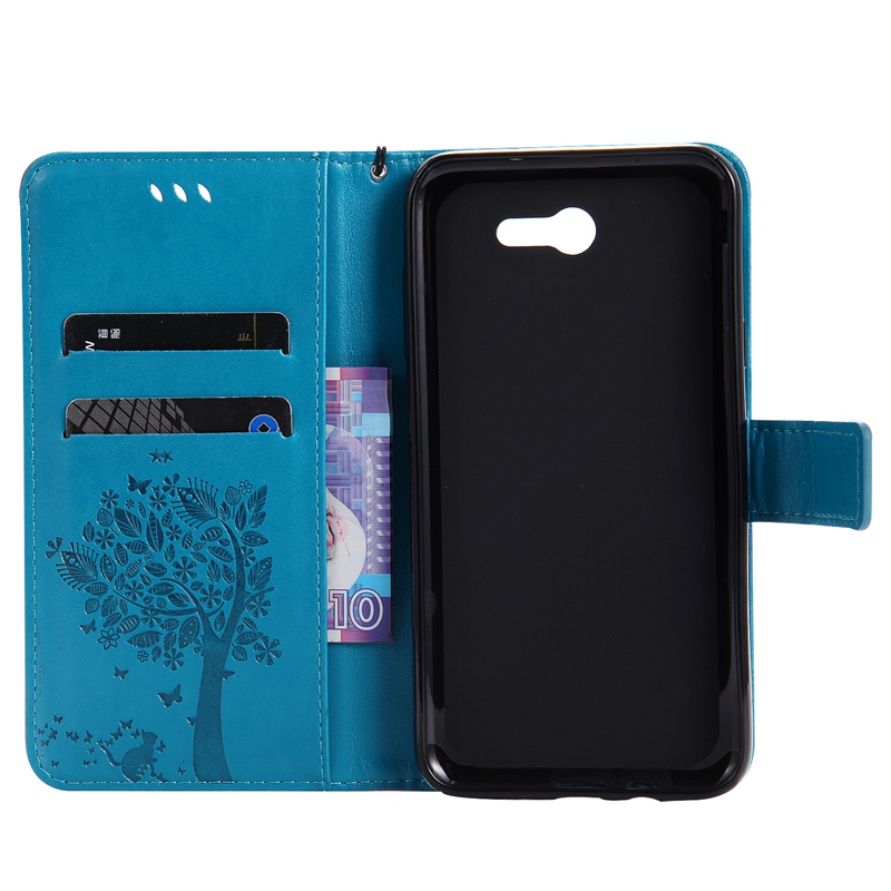 Samsung Galaxy J7 2017 Case,Premium PU Leather Flip Wallet Case Cover