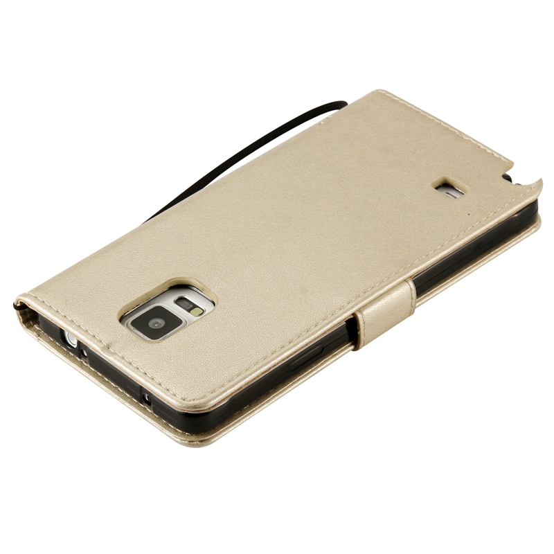 Samsung Galaxy Note 4 Case,Premium PU Leather Flip Wallet Case Cover