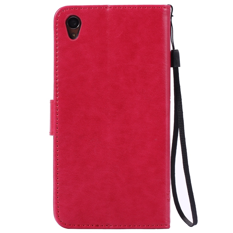 Sony Xperia Z3 Case,Premium PU Leather Flip Wallet Case Cover