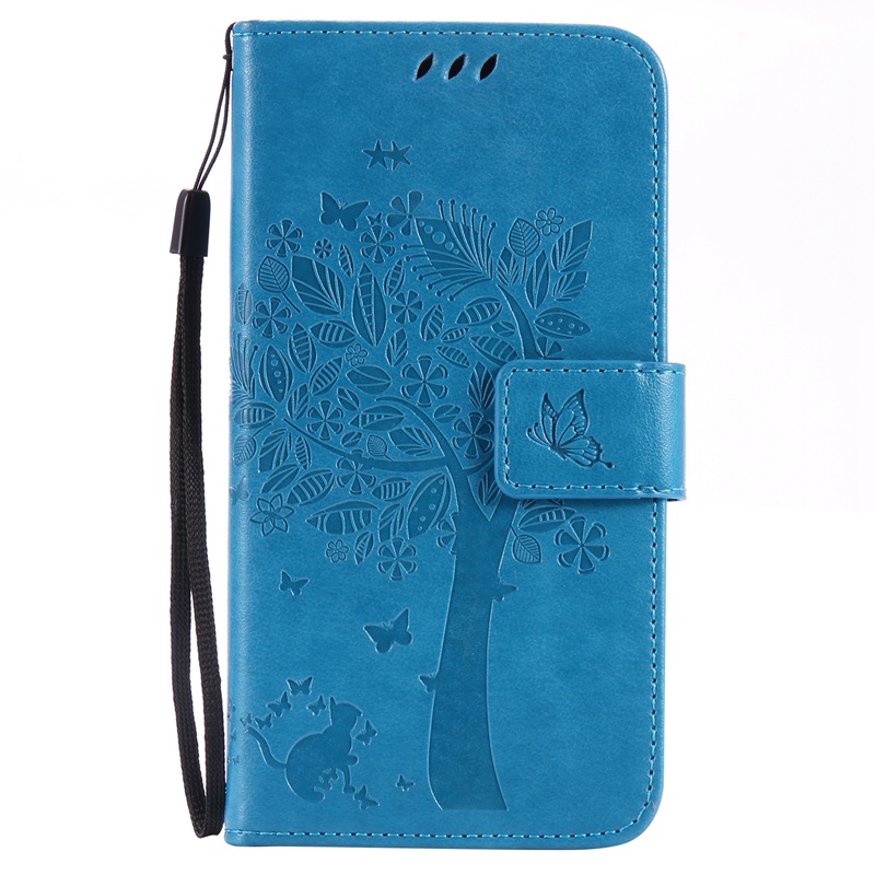 Huawei Y5II / Huawei Y5 2 Case,Premium PU Leather Flip Wallet Case Cover