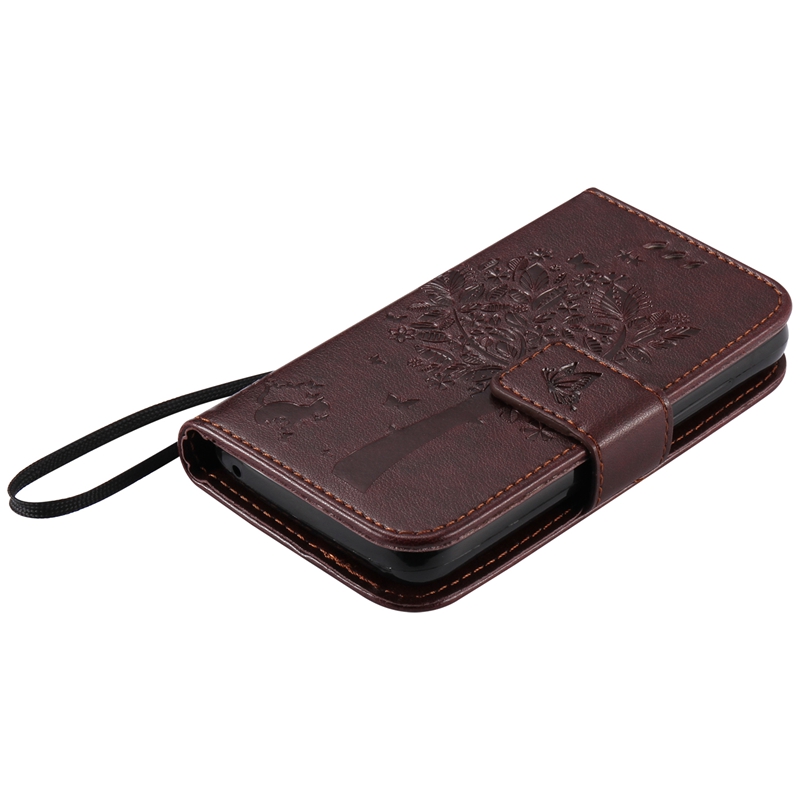 Huawei Y360 Case,Premium PU Leather Flip Wallet Case Cover