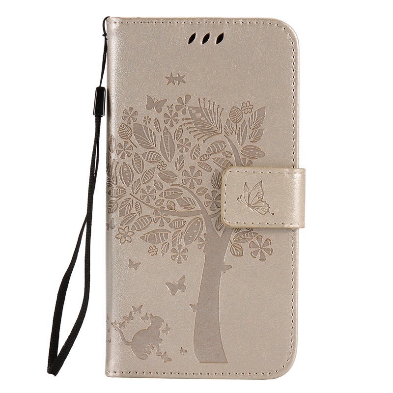 Huawei Y5II / Huawei Y5 2 Case,Premium PU Leather Flip Wallet Case Cover