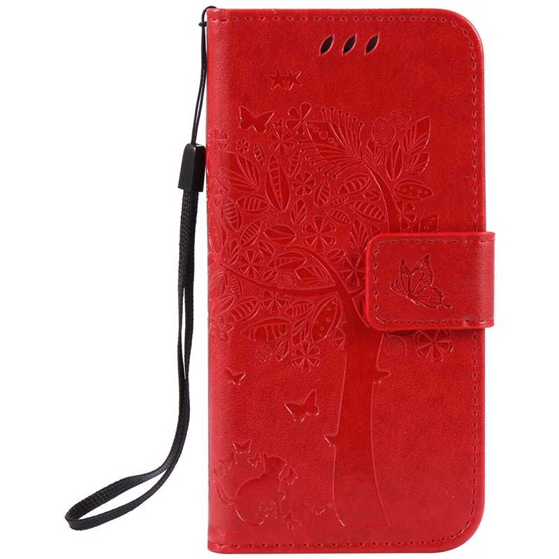 iPhone 7 Case,Premium PU Leather Flip Wallet Case Cover