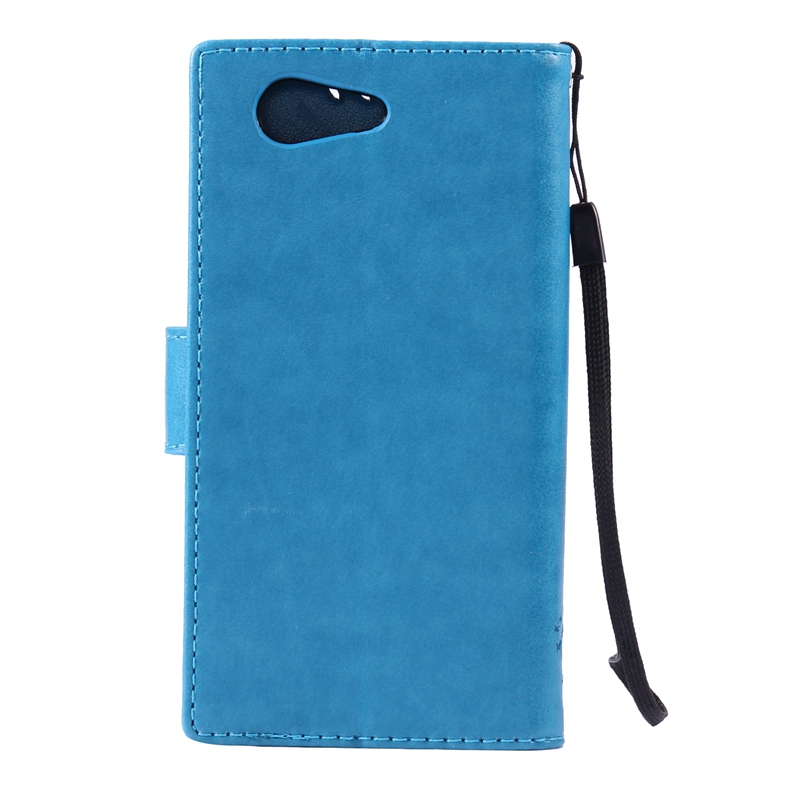 Sony Xperia Z3 MIni Case,Premium PU Leather Flip Wallet Case Cover