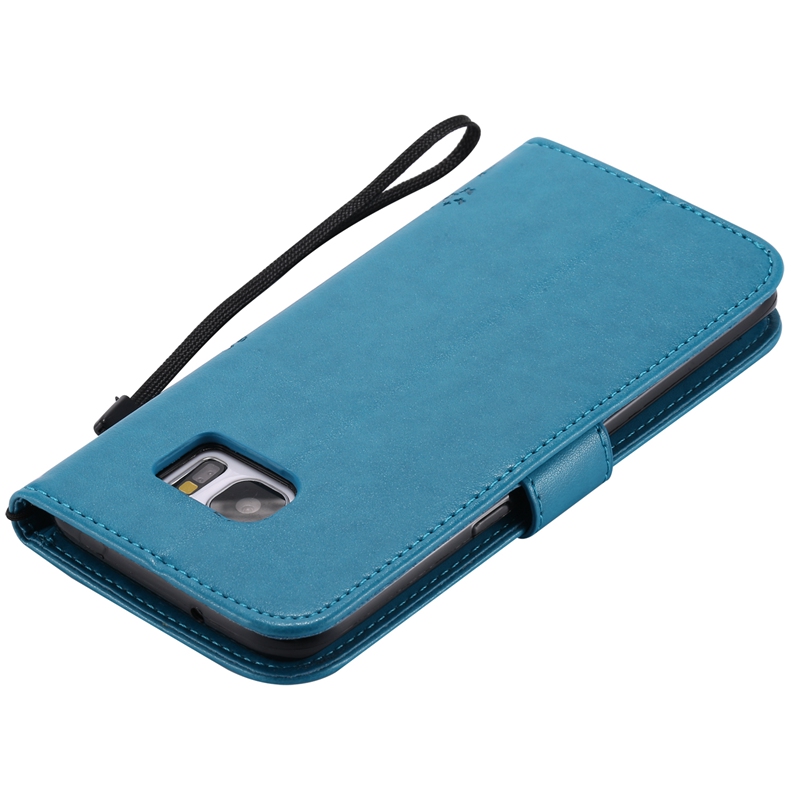Samsung Galaxy S7 Edge Case,Premium PU Leather Flip Wallet Case Cover