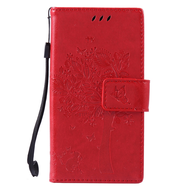 Sony Xperia Z3 MIni Case,Premium PU Leather Flip Wallet Case Cover