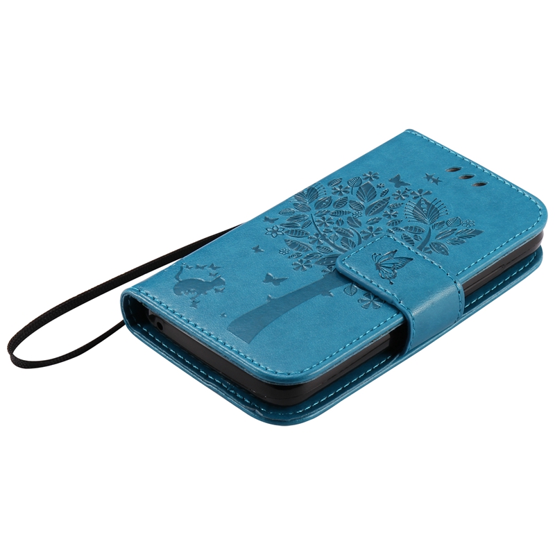 Huawei Y360 Case,Premium PU Leather Flip Wallet Case Cover