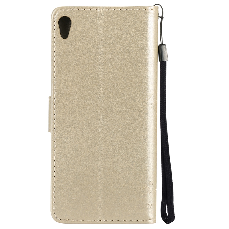 Sony Xperia E5 Case,Premium PU Leather Flip Wallet Case Cover