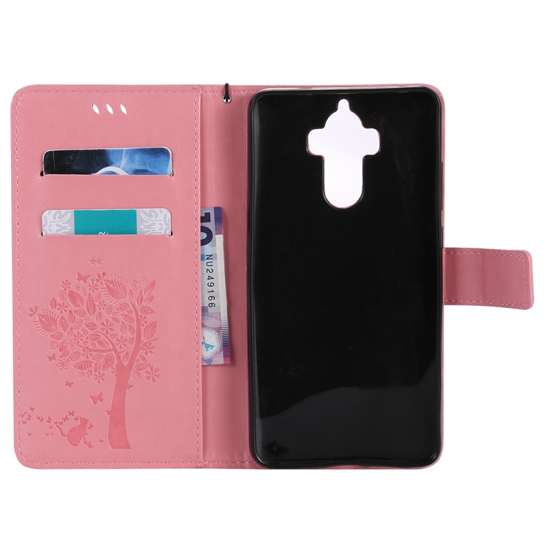 Huawei Mate 9 Case,Premium PU Leather Flip Wallet Case Cover