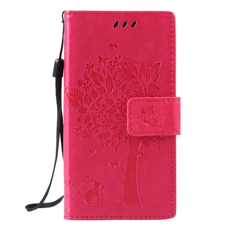 Sony Xperia Z3 MIni Case,Premium PU Leather Flip Wallet Case Cover