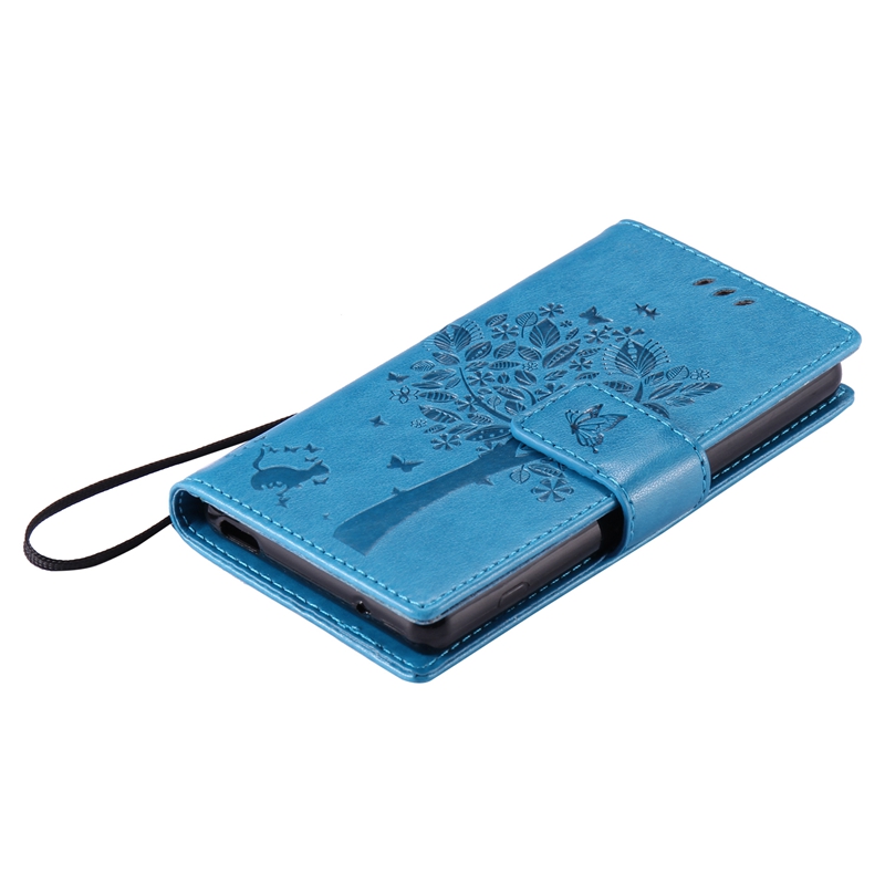 Sony Xperia Z3 MIni Case,Premium PU Leather Flip Wallet Case Cover