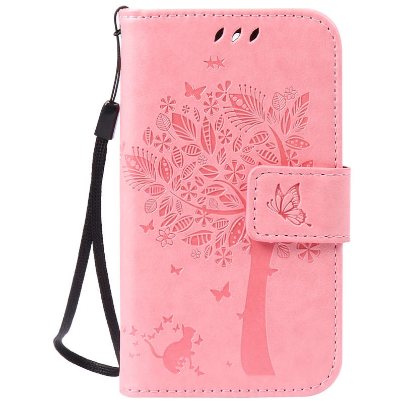 Huawei Y360 Case,Premium PU Leather Flip Wallet Case Cover