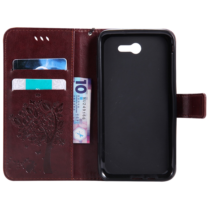 Samsung Galaxy J7 2017 Case,Premium PU Leather Flip Wallet Case Cover