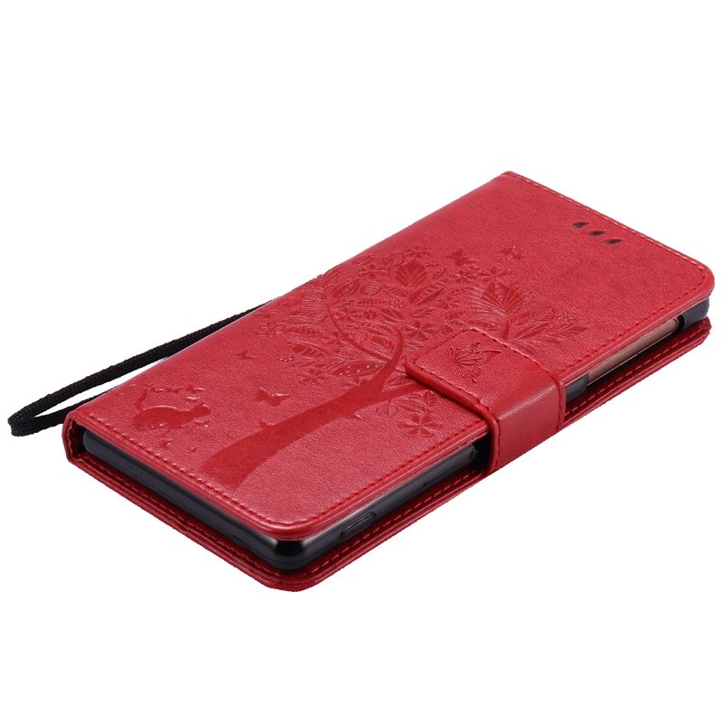 Sony Xperia Z3 Case,Premium PU Leather Flip Wallet Case Cover
