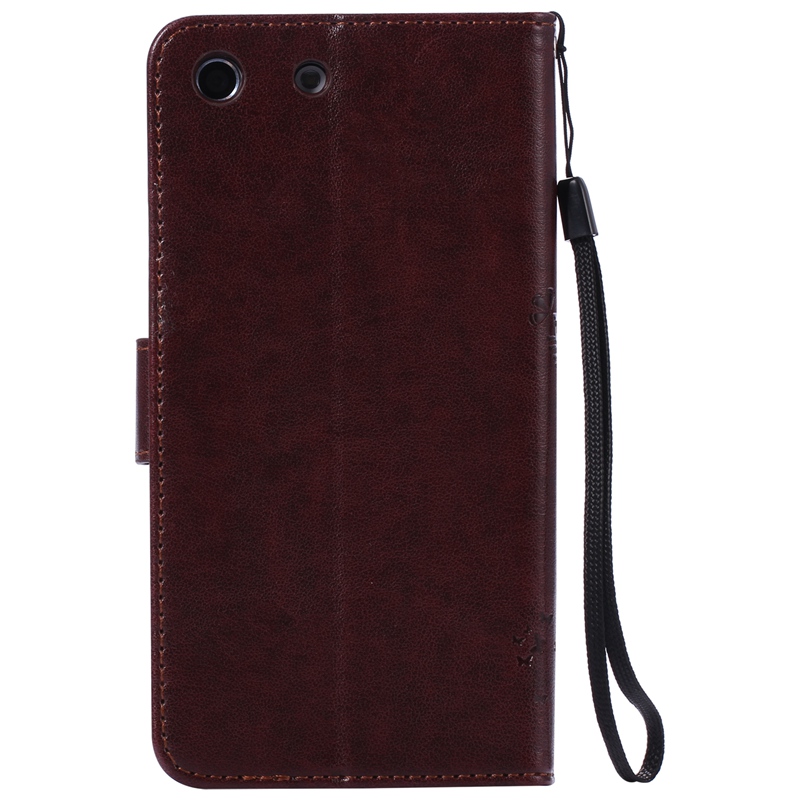 Sony Xperia M5 Case,Premium PU Leather Flip Wallet Case Cover