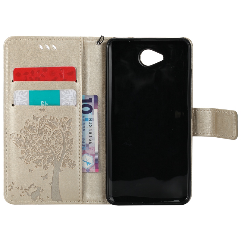 Nokia Lumia 650 N650 Case,Premium PU Leather Flip Wallet Case Cover
