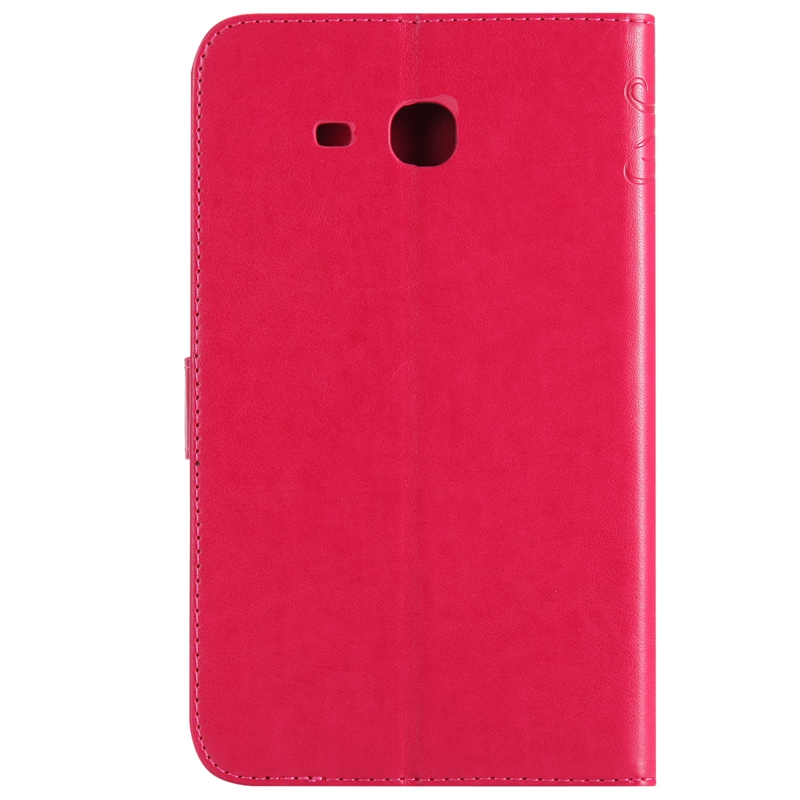 Samsung Galaxy Tab A 7.0" T280 / T285 Case,Embossed [Girl Cat] Folio Flip Wallet Cover