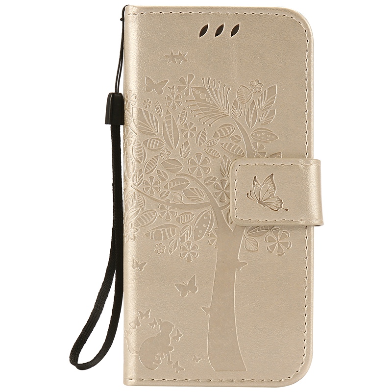 iPhone 7 Case,Premium PU Leather Flip Wallet Case Cover