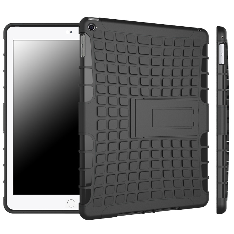 iPad Air 2 / iPad 6 Case,Shockproof TPU+Anti-Scratch PC Bumper Case