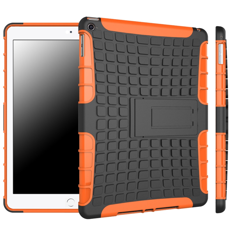 iPad Air 2 / iPad 6 Case,Shockproof TPU+Anti-Scratch PC Bumper Case