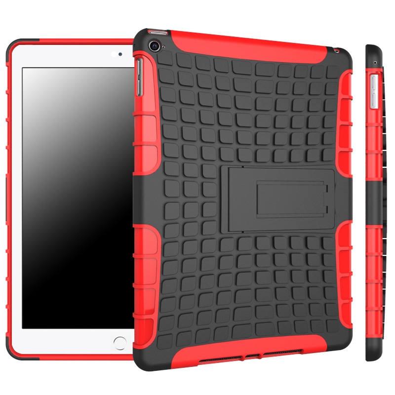 iPad Air 2 / iPad 6 Case,Shockproof TPU+Anti-Scratch PC Bumper Case