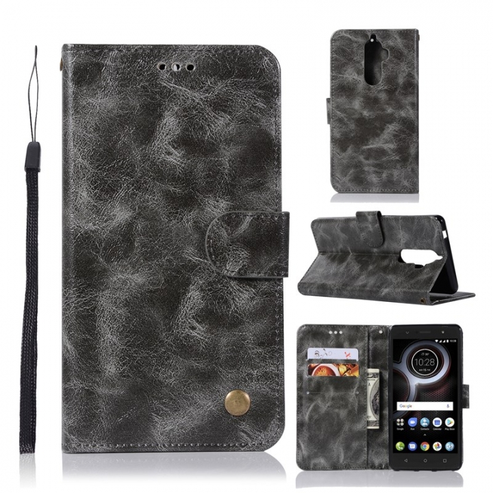 Lenovo K8 Note Case,High-grade retro PU Leather Wallet Style Stand Flip Case Cover