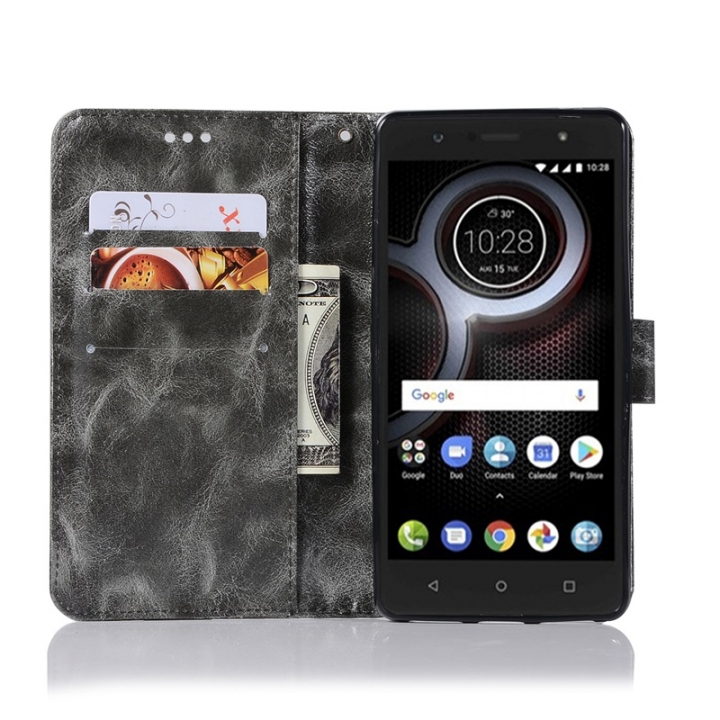 Lenovo K8 Note Case,High-grade retro PU Leather Wallet Style Stand Flip Case Cover