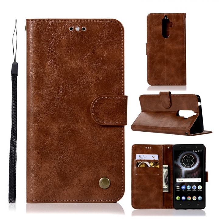 Lenovo K8 Note Case,High-grade retro PU Leather Wallet Style Stand Flip Case Cover