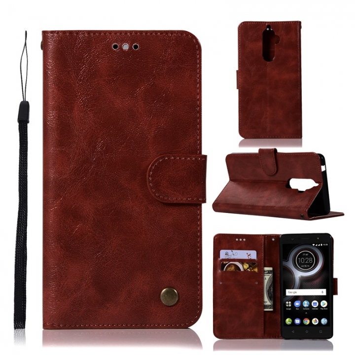 Lenovo K8 Note Case,High-grade retro PU Leather Wallet Style Stand Flip Case Cover