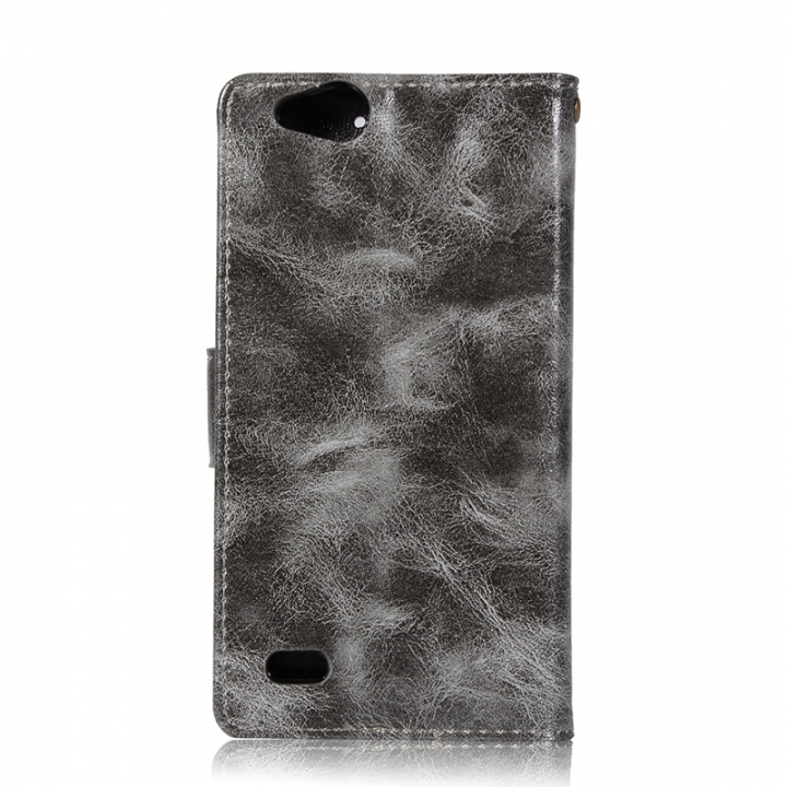 ZTE Avid 4/ZTE Z839/N9137 Case,High-grade retro PU Leather Wallet Style Stand Flip Case Cover