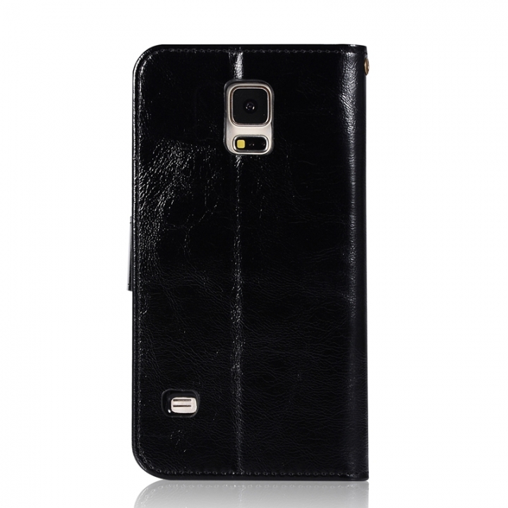 Samsung Galaxy S5 Case,High-grade retro PU Leather Wallet Style Stand Flip Case Cover