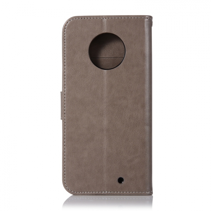 Motorola Moto X4 Case,Embossed Design PU Leather Flip Wallet Stand Case