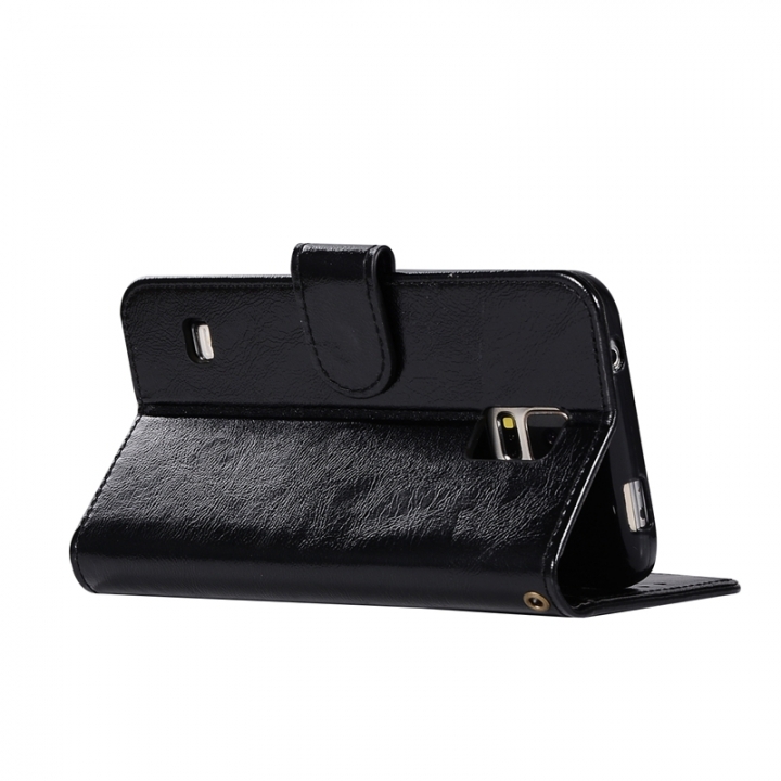 Samsung Galaxy S5 Case,High-grade retro PU Leather Wallet Style Stand Flip Case Cover