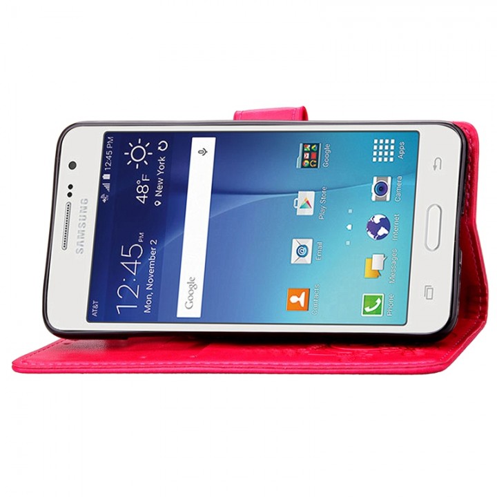 Samsung Galaxy Grand Prime G530 Case,Wallet PU Leather Protects Case Magnetic Closure Folio Cover