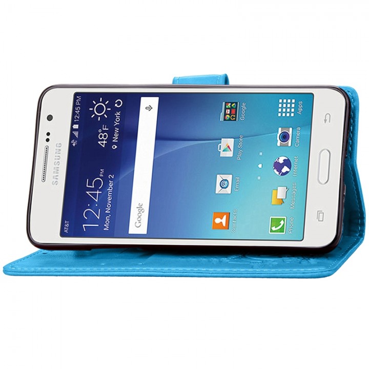 Samsung Galaxy Grand Prime G530 Case,Wallet PU Leather Protects Case Magnetic Closure Folio Cover
