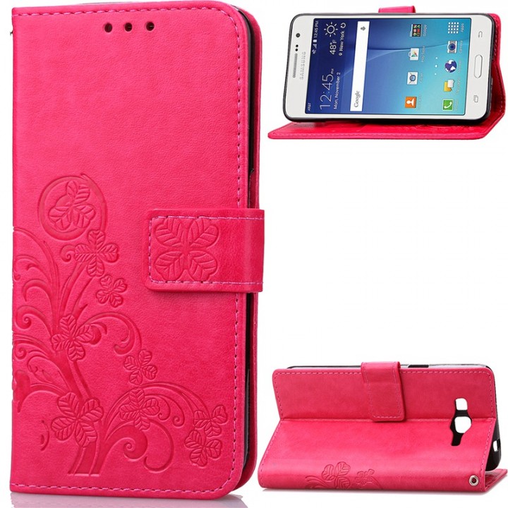 Samsung Galaxy Grand Prime G530 Case,Wallet PU Leather Protects Case Magnetic Closure Folio Cover