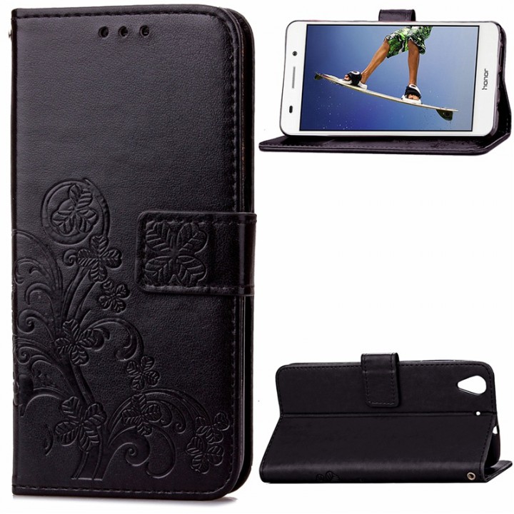 Huawei Y6 2 /Y6 II/ Honor 5A Case,Premium PU Leather Flip Fold Wallet Case with [Card Slot]