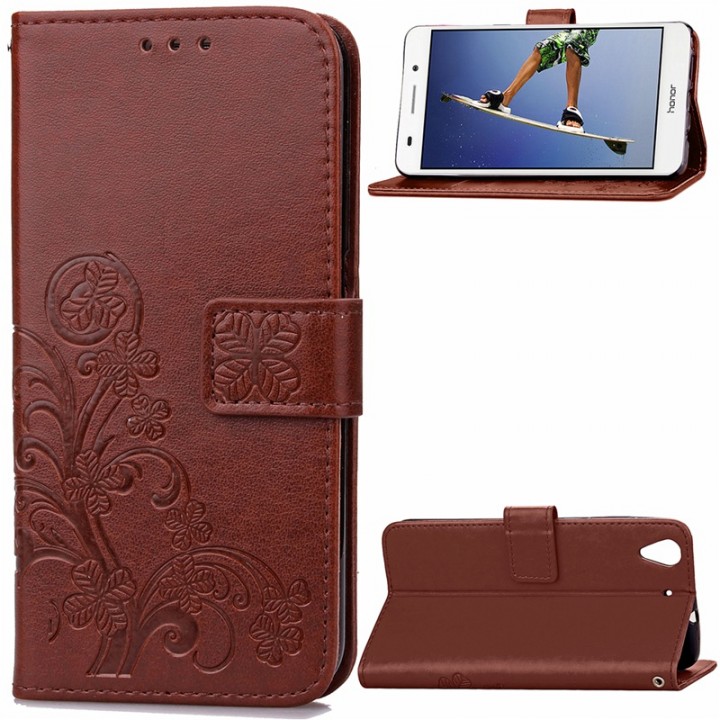Huawei Y6 2 /Y6 II/ Honor 5A Case,Premium PU Leather Flip Fold Wallet Case with [Card Slot]