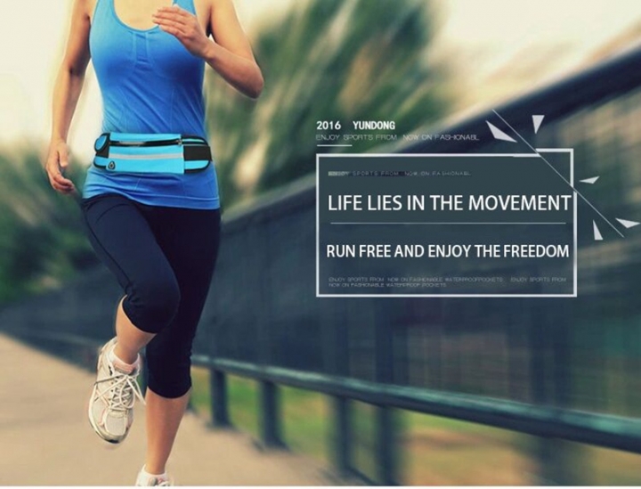 Phone sports pockets, waterproof bag, running close multifunction package Stealth