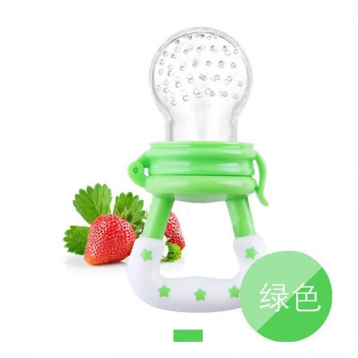 Silicone baby pacifier, fruit and vegetable bite pacifier, baby food supplement, baby products
