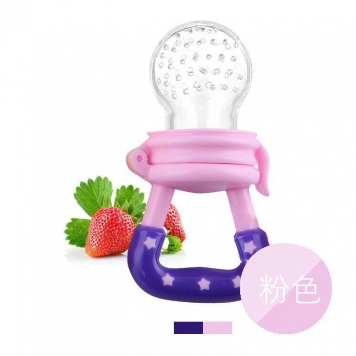 Silicone baby pacifier, fruit and vegetable bite pacifier, baby food supplement, baby products