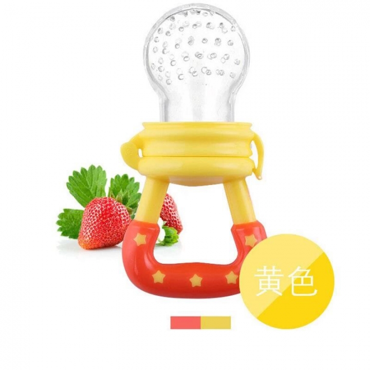 Silicone baby pacifier, fruit and vegetable bite pacifier, baby food supplement, baby products