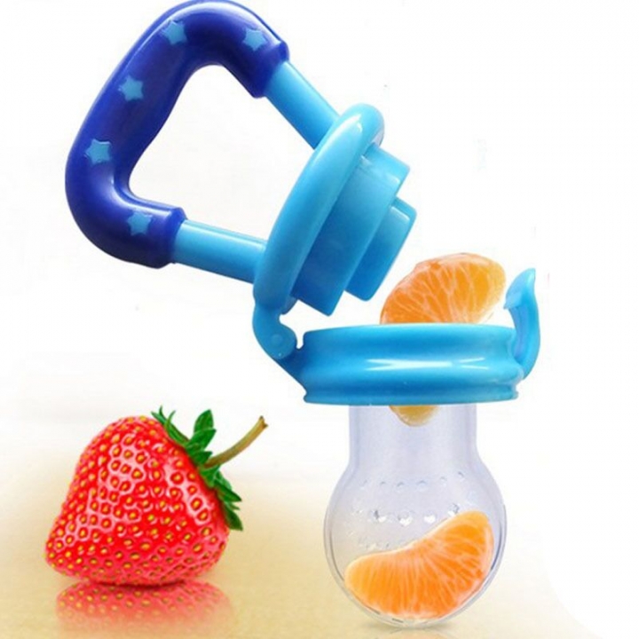 Silicone baby pacifier, fruit and vegetable bite pacifier, baby food supplement, baby products