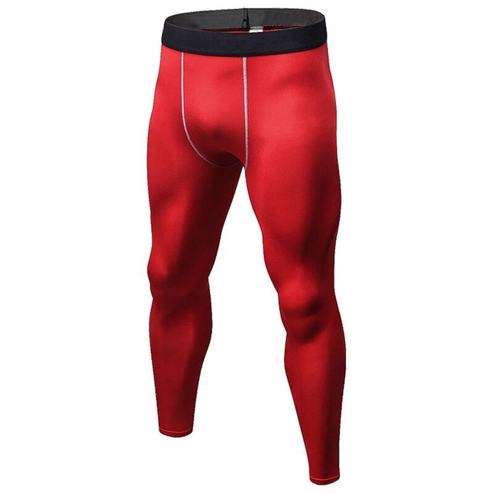 Men&apos;s tight-fitting trousers, sports fitness, running trousers, wicking and quick-drying trousers