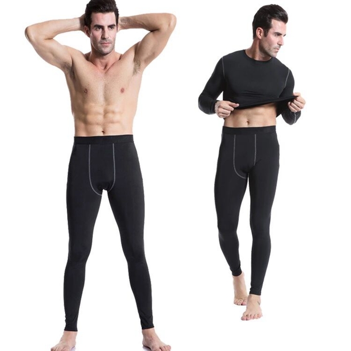 Men&apos;s tight-fitting trousers, sports fitness, running trousers, wicking and quick-drying trousers